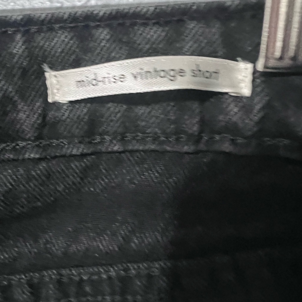 NWT Wrangler Mid-Rise Vintage Distress Denim Short WomenS Sz 8/29 Black Wash NEW - Picture 5 of 6